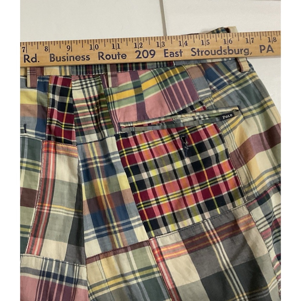 Polo Ralph Lauren Golf Resort Men's Shorts Size 32 Classic Fit Patchwork Plaid - Picture 8 of 10